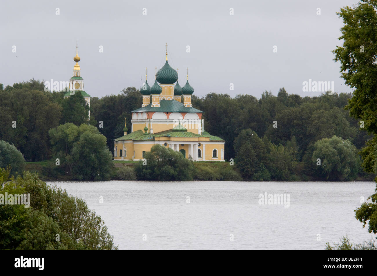 Russia, Golden Ring city of Uglich on the Volga. Cathedral of Our ...