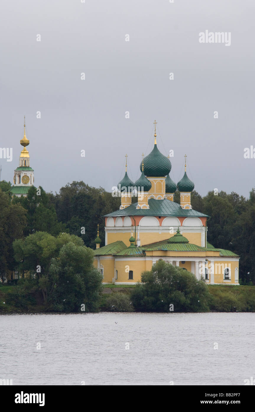 Russia, Golden Ring city of Uglich on the Volga. Cathedral of Our ...