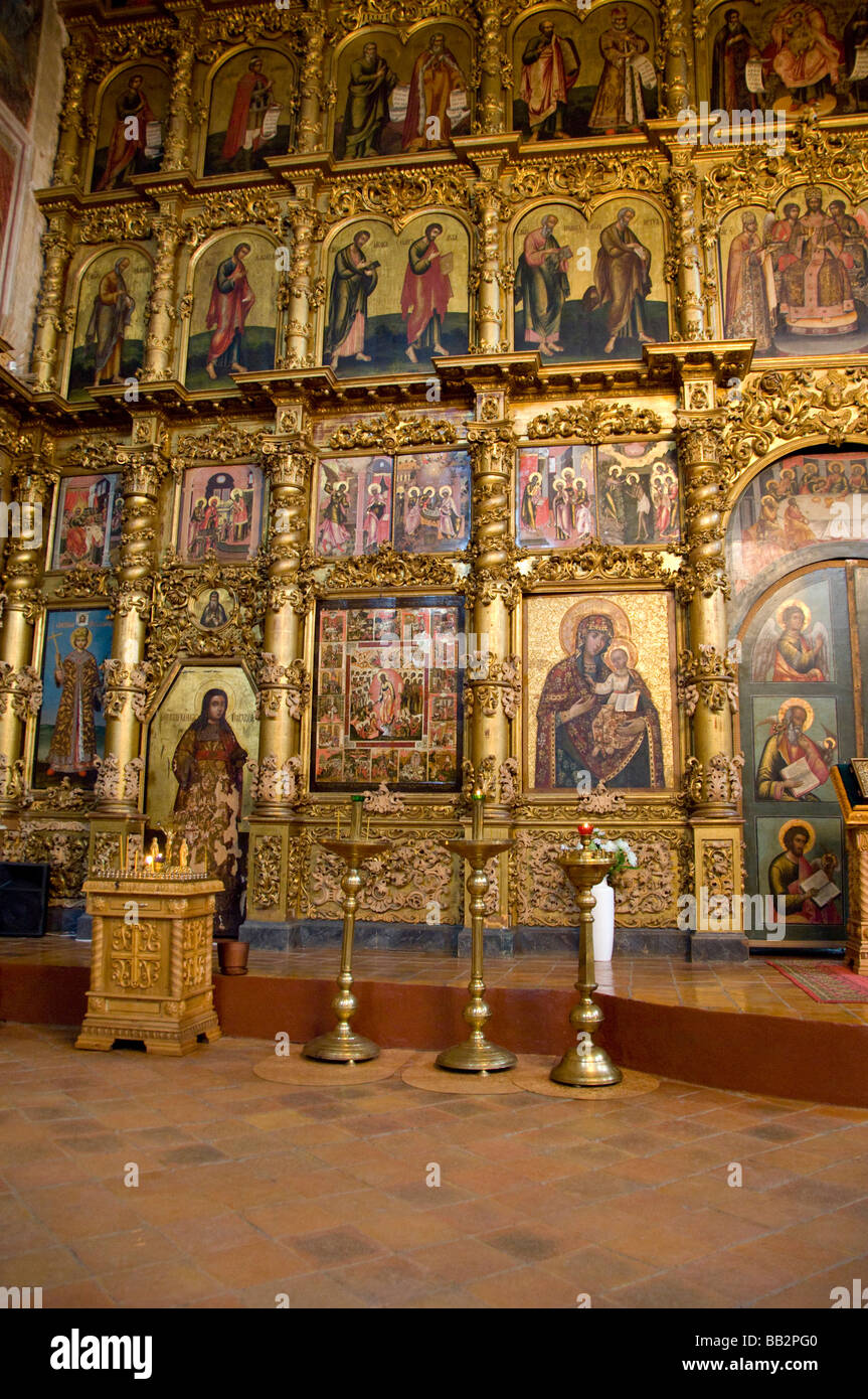 Russia, Golden Ring city of Uglich located on the Volga. Cathedral of ...