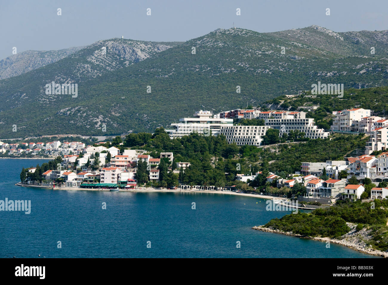 BosniaHercegovina Neum. Resort Town of Neum on the Adriatic Coast