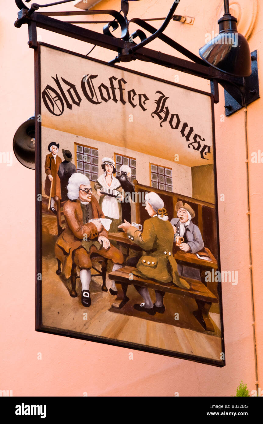 old-coffee-house-pub-sign-london-england-stock-photo-alamy