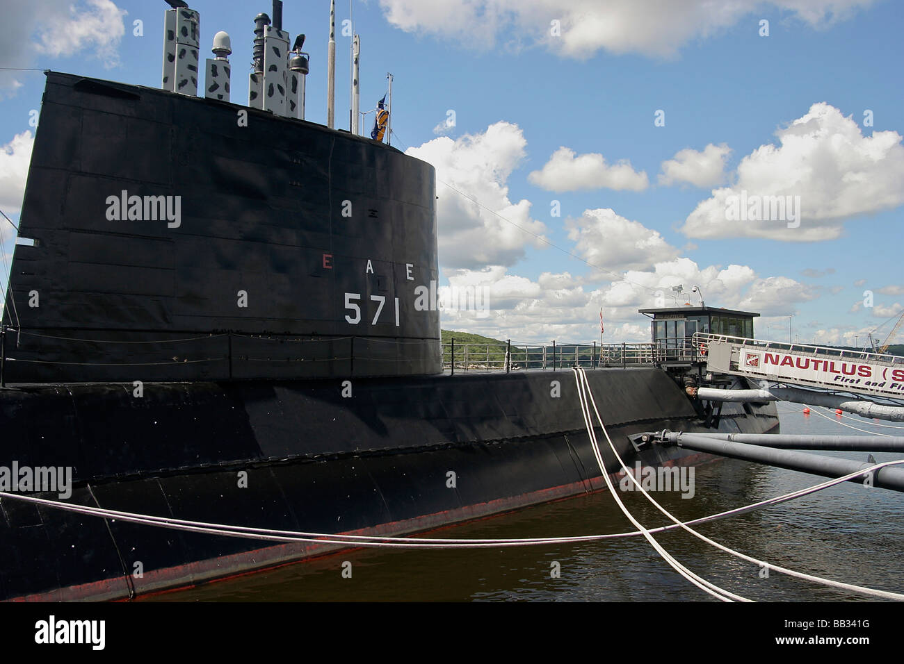 North America, USA, Connecticut, Groton. The Nautilus Submarine, at the
