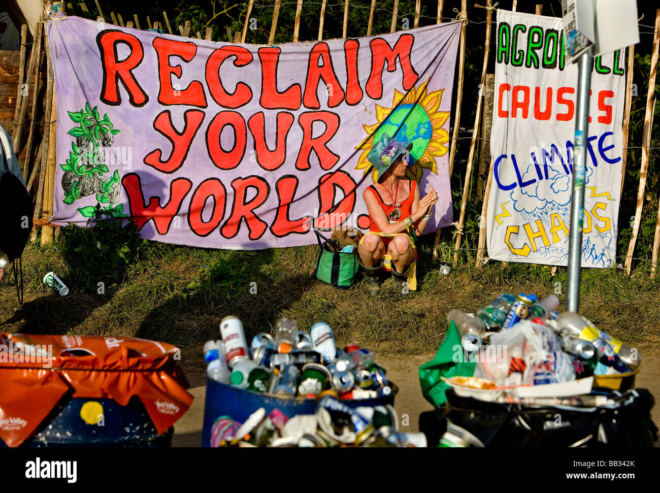 Glastonbury festival, England, UK Stock Photo