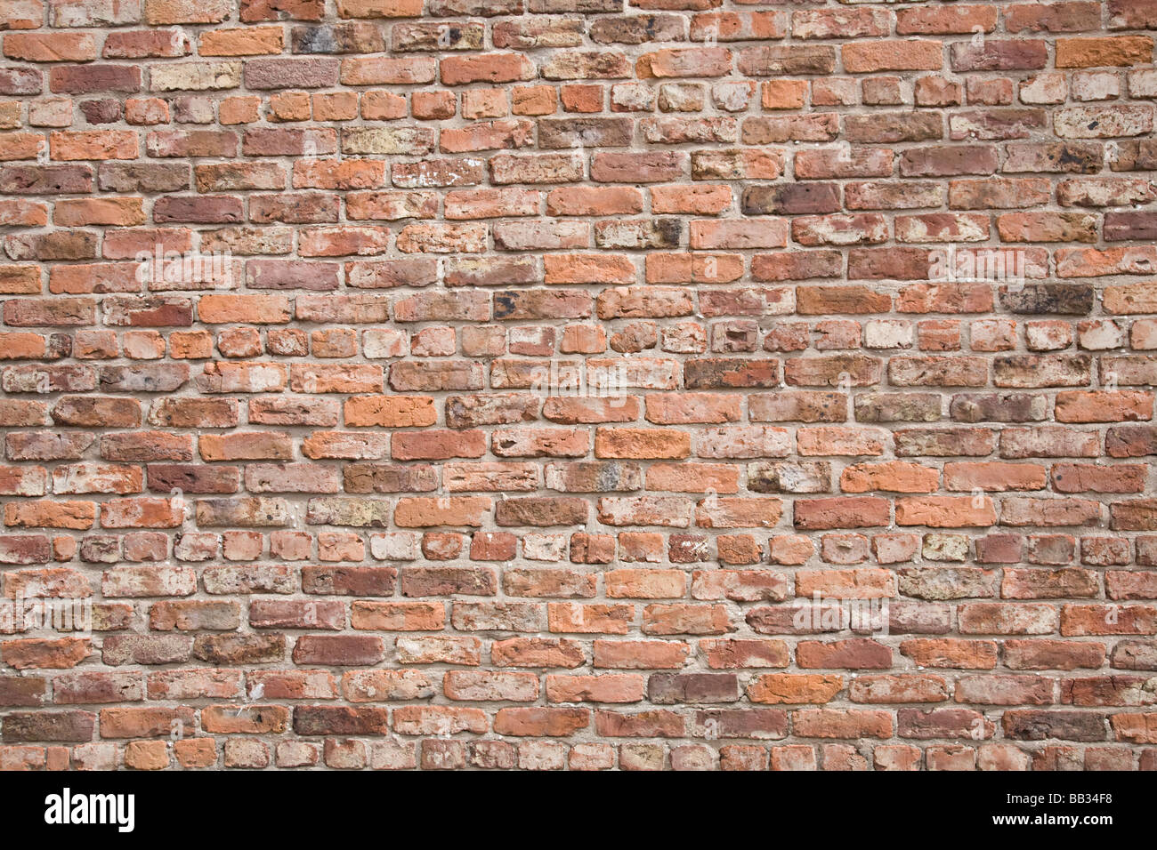 Brick wall. Styal, Cheshire, United Kingdom. Stock Photo
