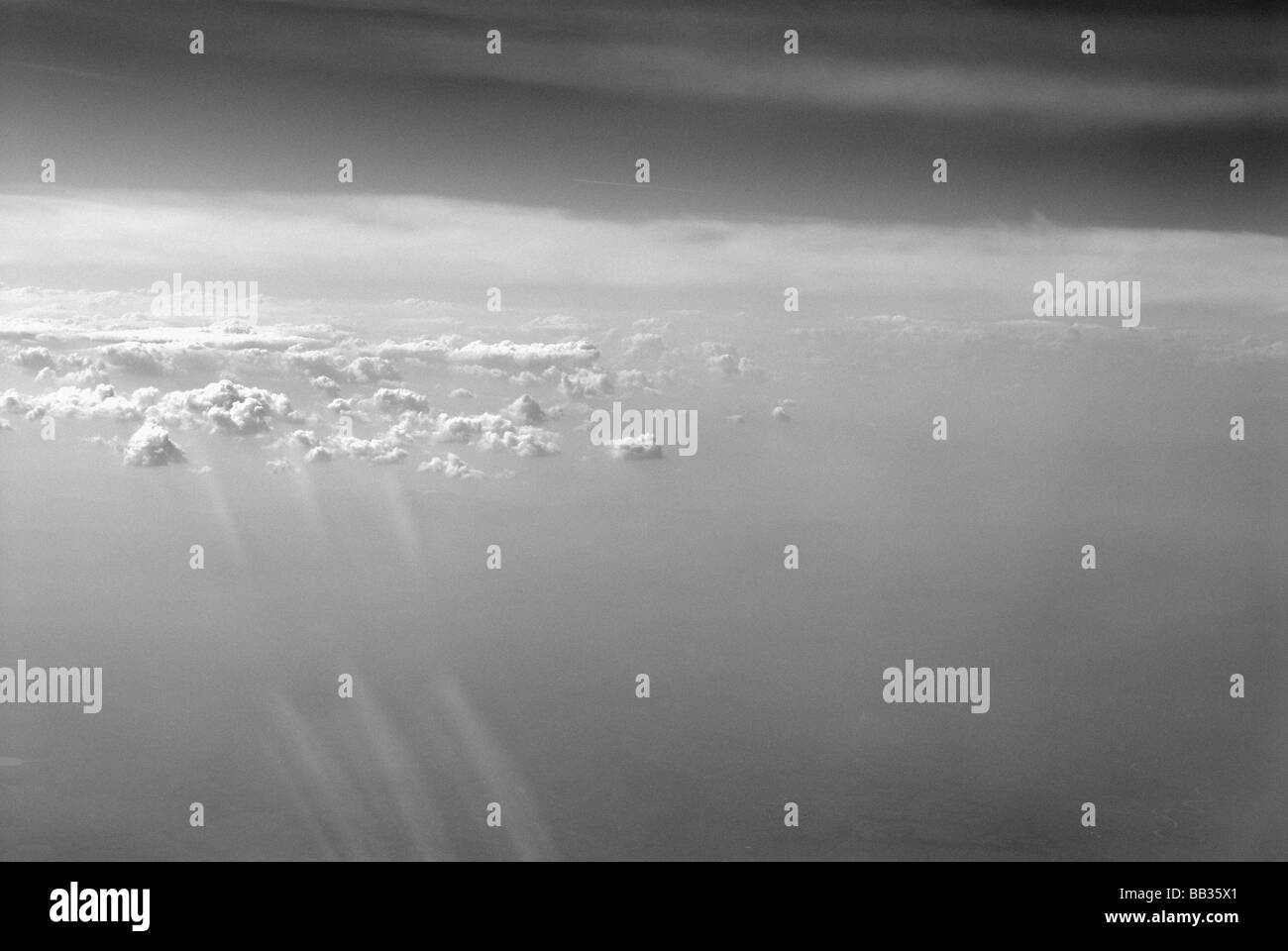 High up above clouds Black and White Stock Photos & Images - Alamy
