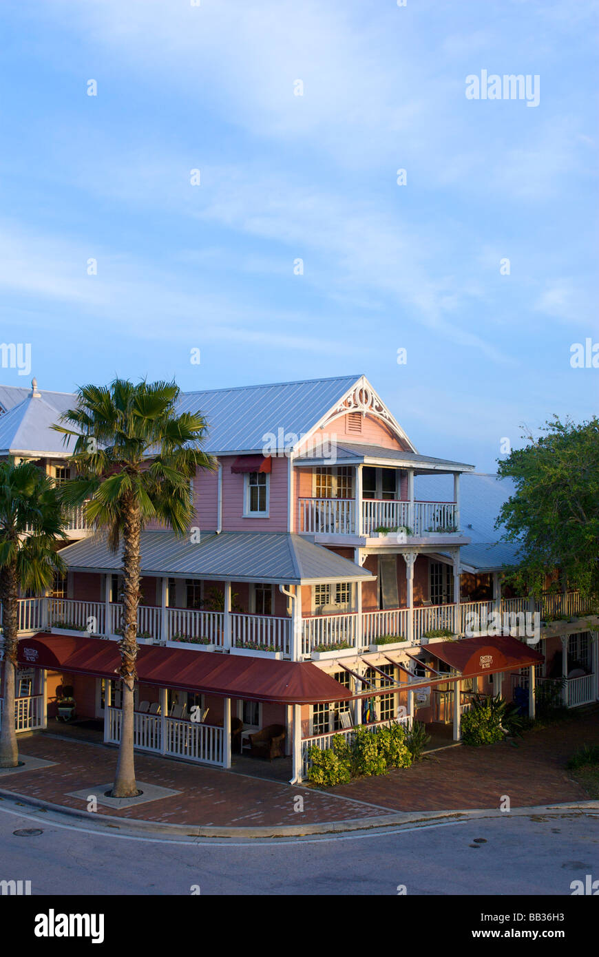 Usa Florida Volusia New Smyrna Beach Riverview Hotel Stock Photo Alamy