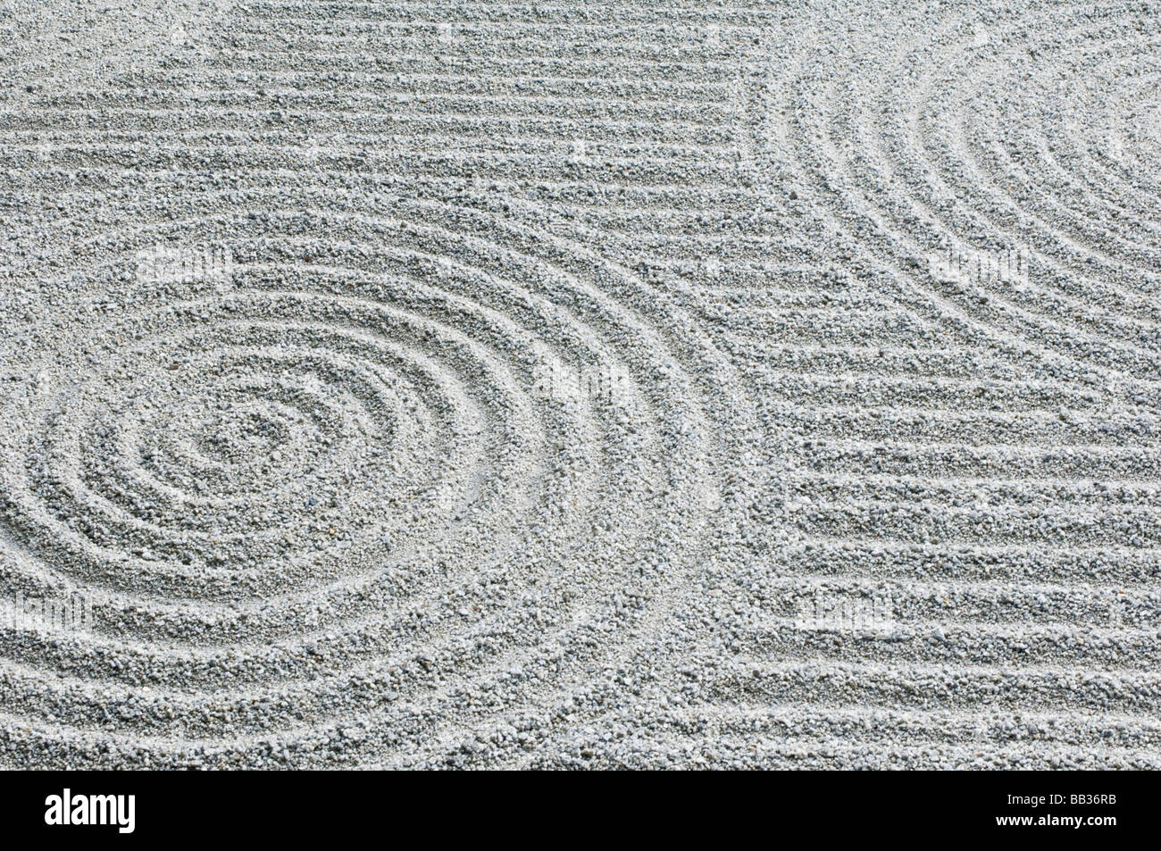 Japan, Kyoto, Tofukuji Temple, Pattern in Sand Stock Photo - Alamy