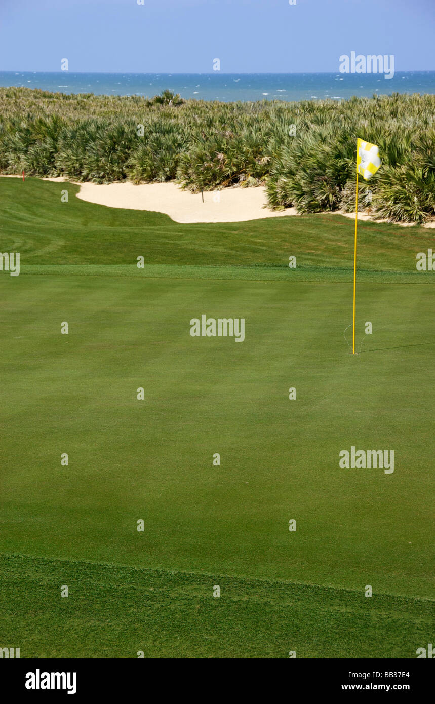 USA, Florida, Flagler, Palm Coast, The Ocean Course at Ginn Hammock Beach Resort Stock Photo
