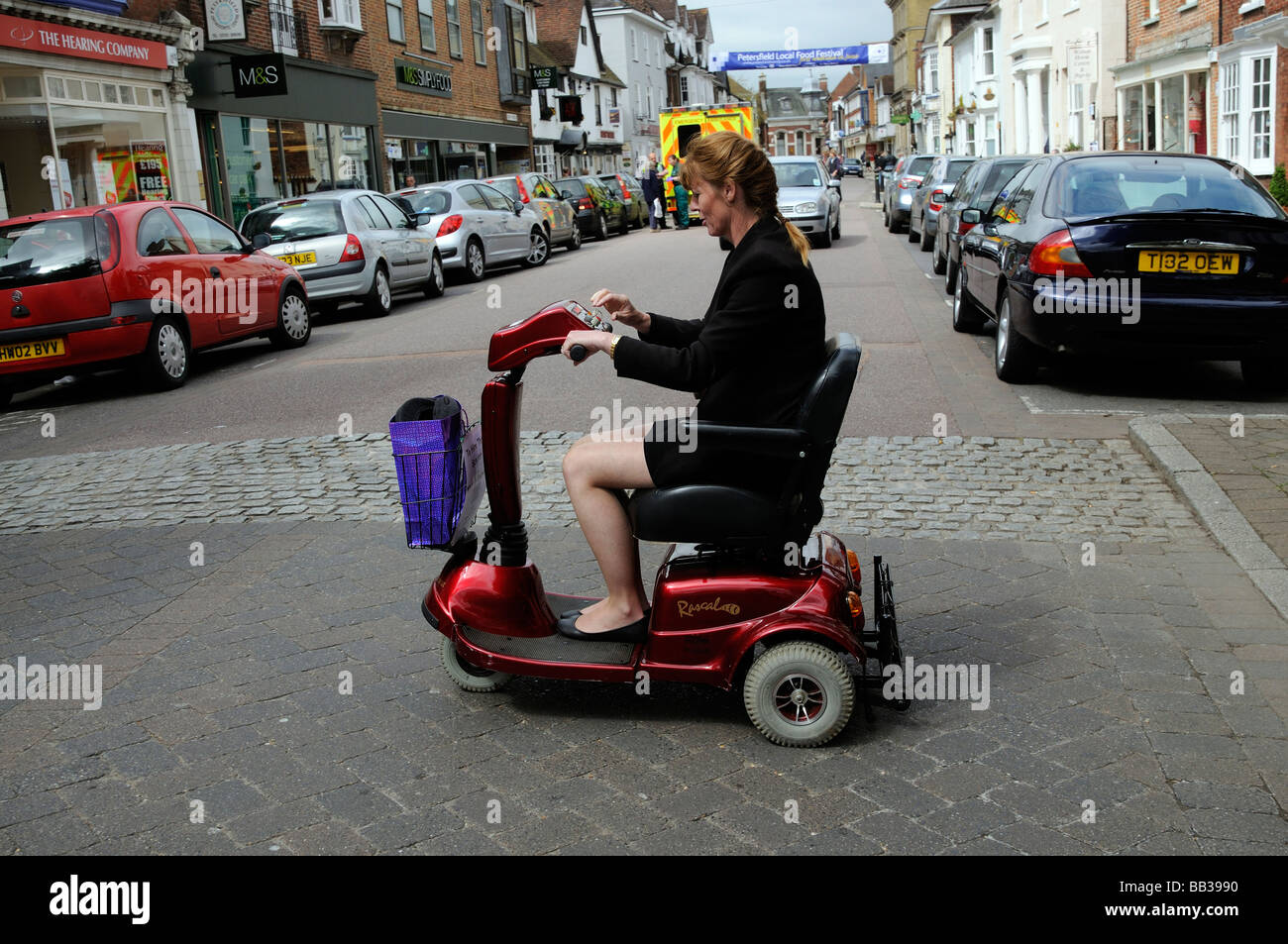 Mobility scooter and driver hires stock photography and images Alamy