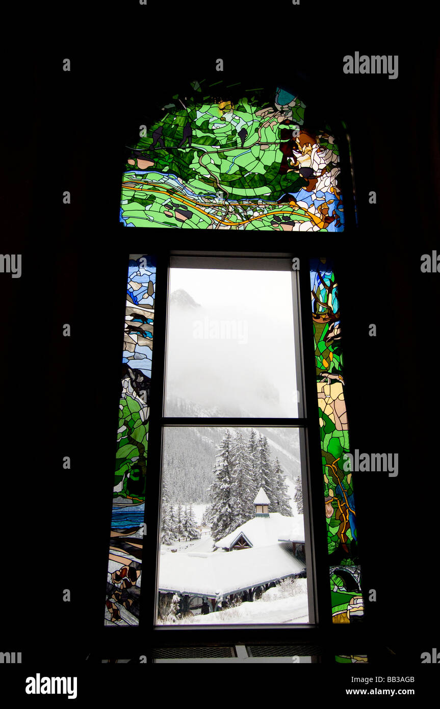 Canada, Alberta, Lake Louise. Farimont Chateau Lake Louise. Historic