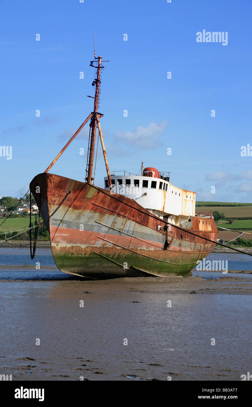 Abandoned vessel Stock Photo