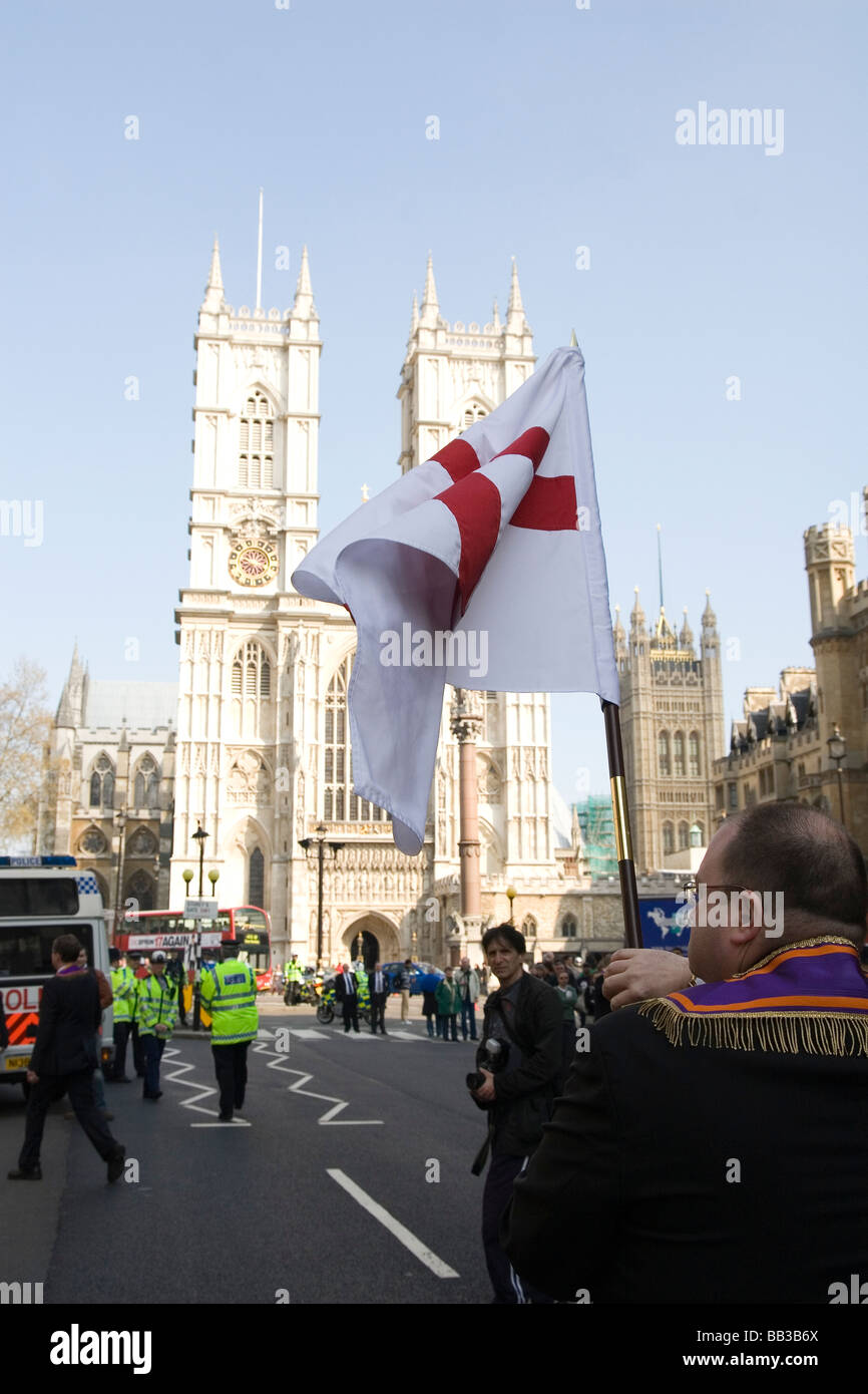 The Loyal Orange Institute of England march through London Stock Photo