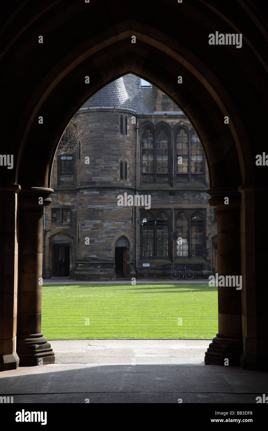 The East Quadrangle at the University of Glasgow Campus on Gilmorehill