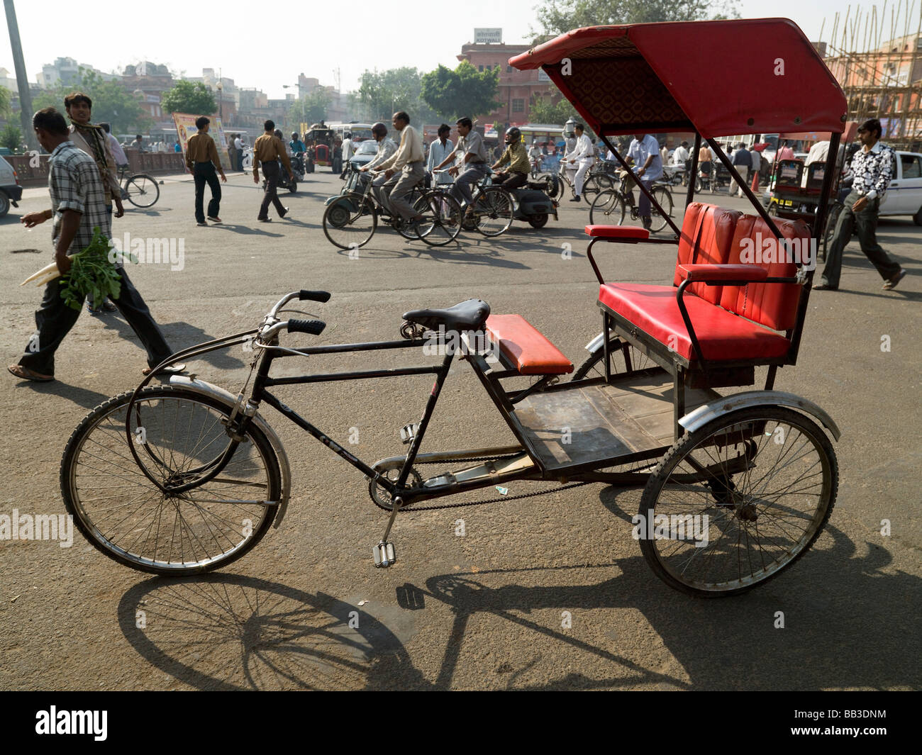 Rickshaw; Jaipur, India Stock Photo