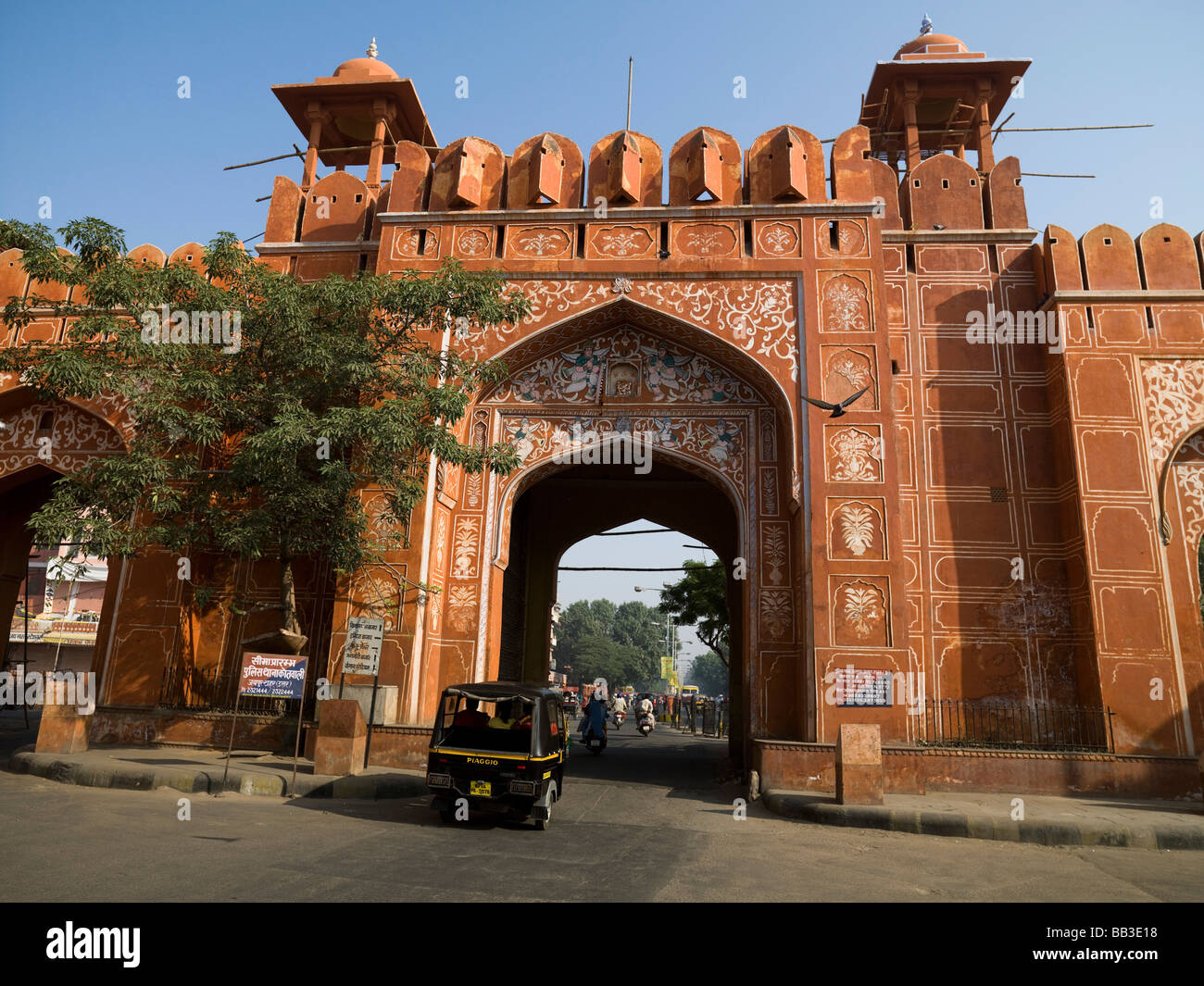 City gate in Jaipur; India Stock Photo Alamy