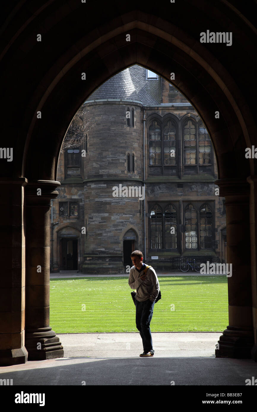 The East Quadrangle at the University of Glasgow Campus on Gilmorehill