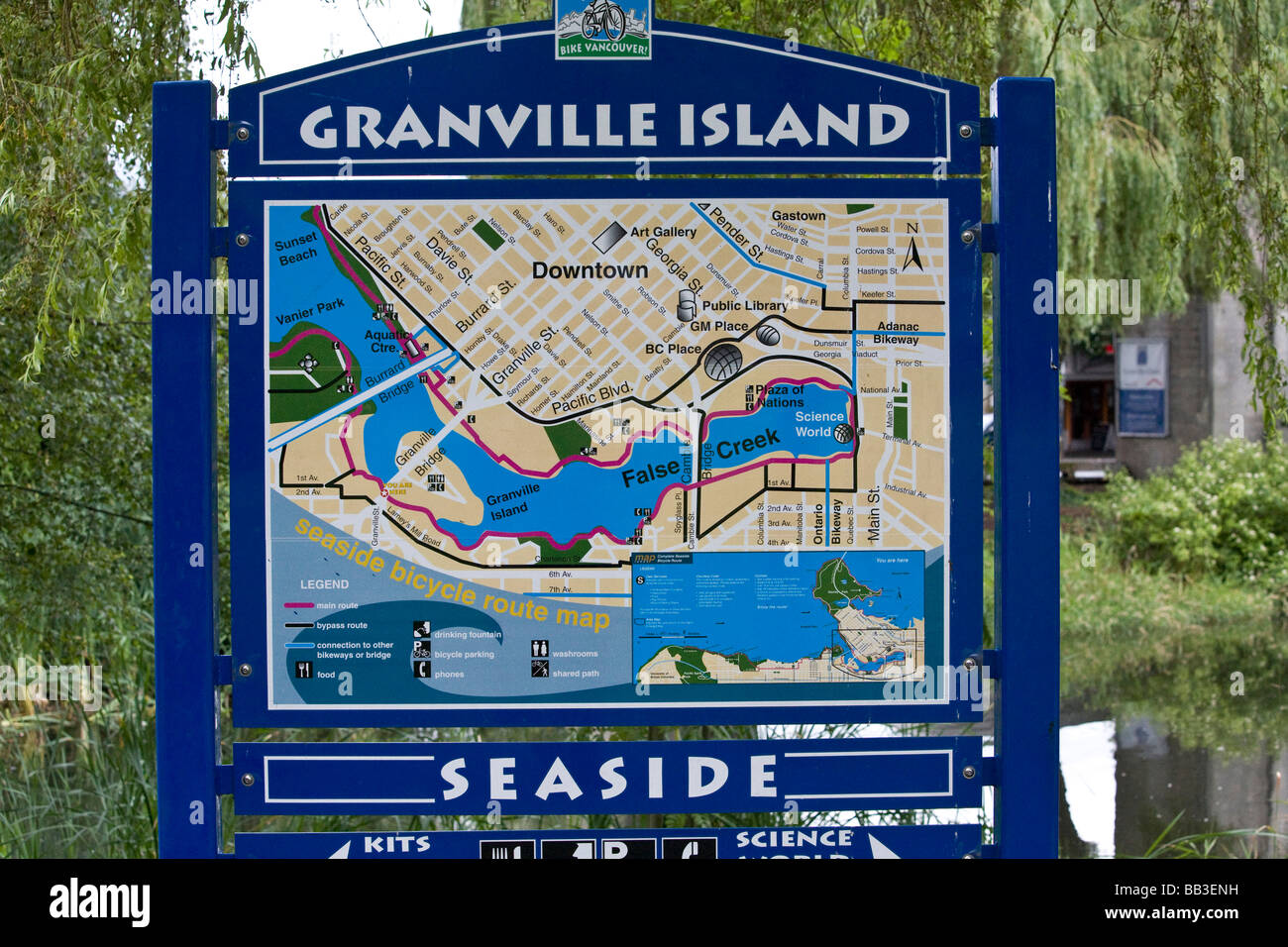 Granville Island Map