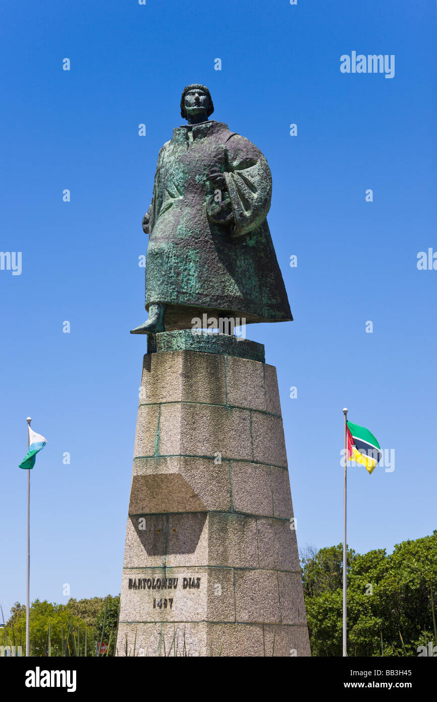 Statue of Bartolomeu Diaz, 'Cape Town', 'South Africa' Stock Photo