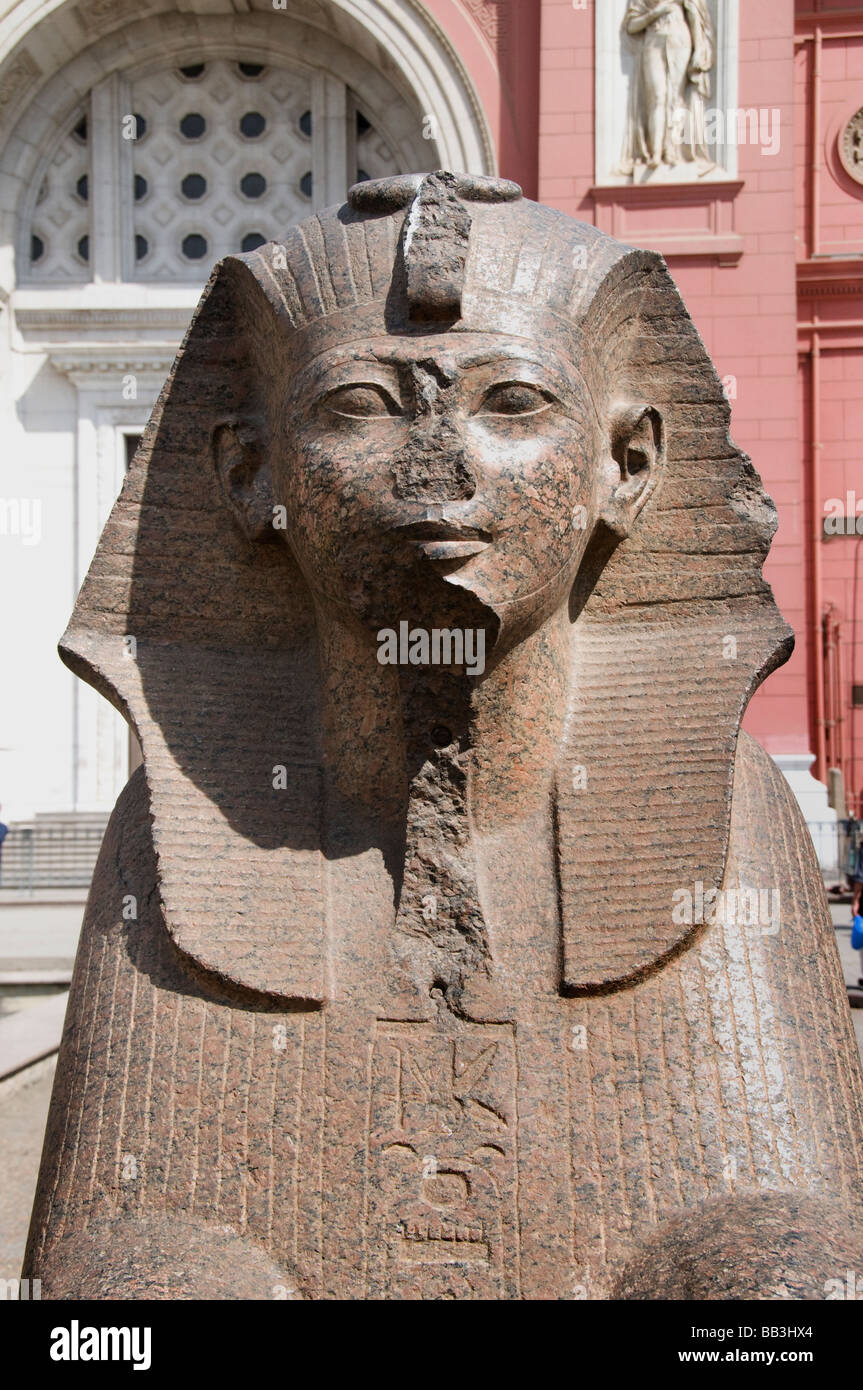 Egyptian Museum Cairo Egypt archaeology history Stock Photo