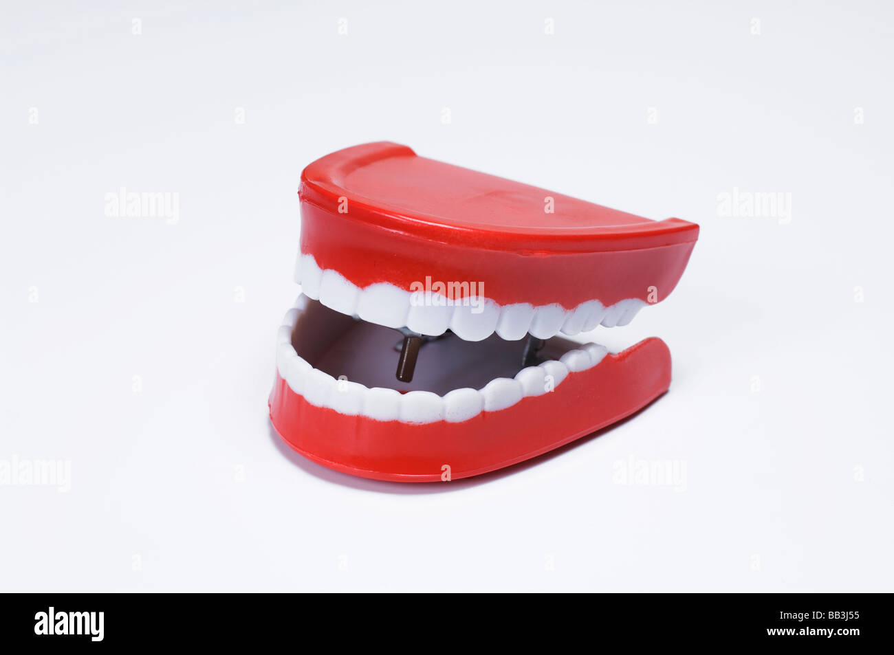 Joke false teeth Stock Photo