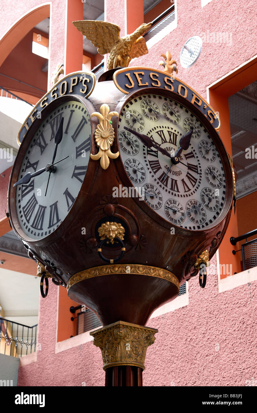 jessop's clock completed in 1907 which tells the time in principle locations around the world in