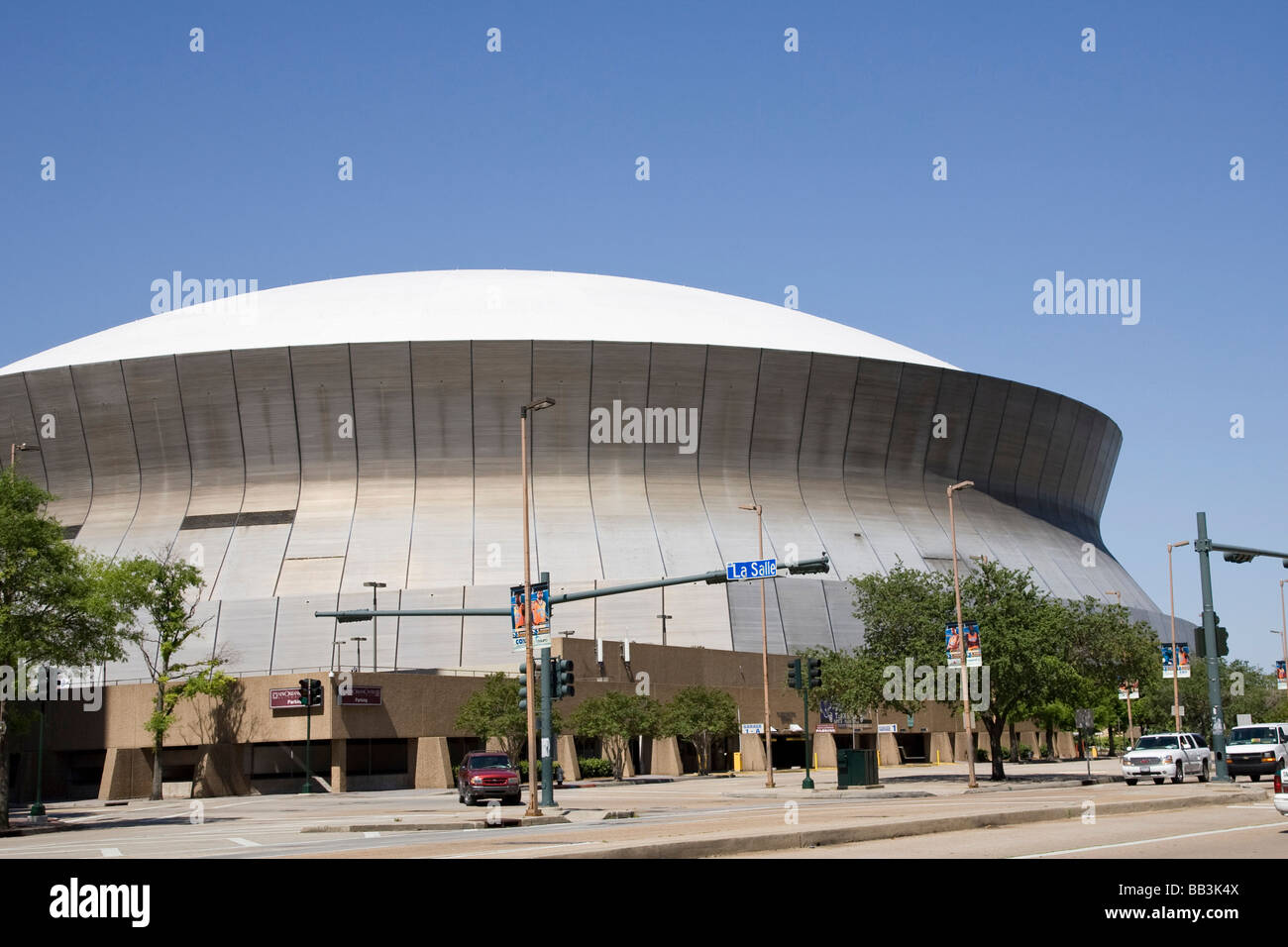 USA, Louisiana, New Orleans. The Superdome. Stock Photo