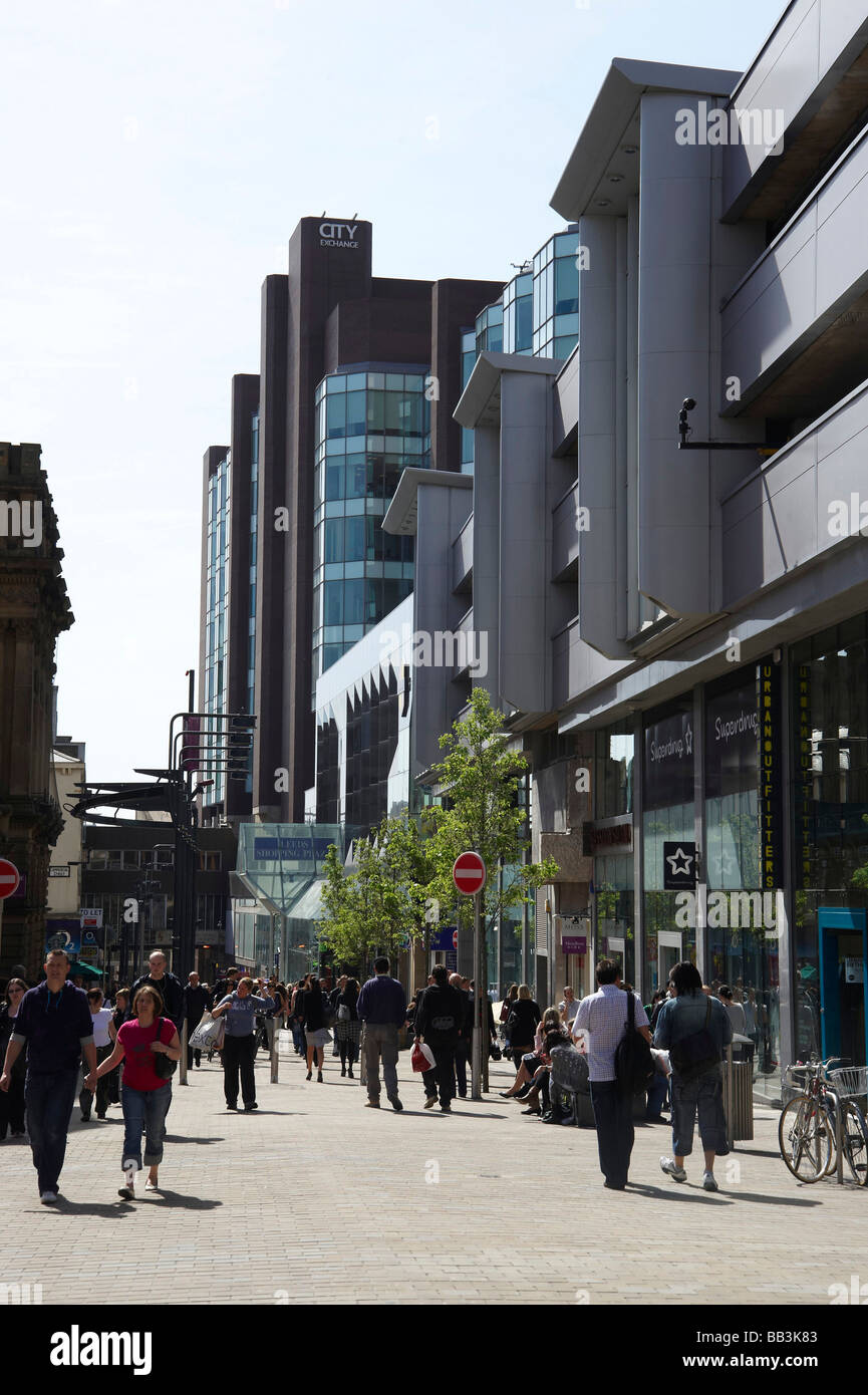 Albion Street, Leeds City Centre, Northern England Stock Photo Alamy