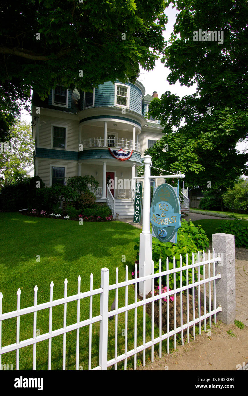 USA, New England, Maine, Ogunquit, Bed & Breakfast Stock Photo Alamy