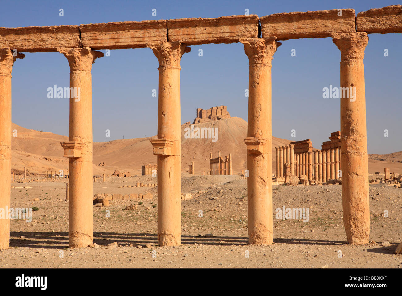 Ancient ruins, Palmyra, Syria Stock Photo - Alamy