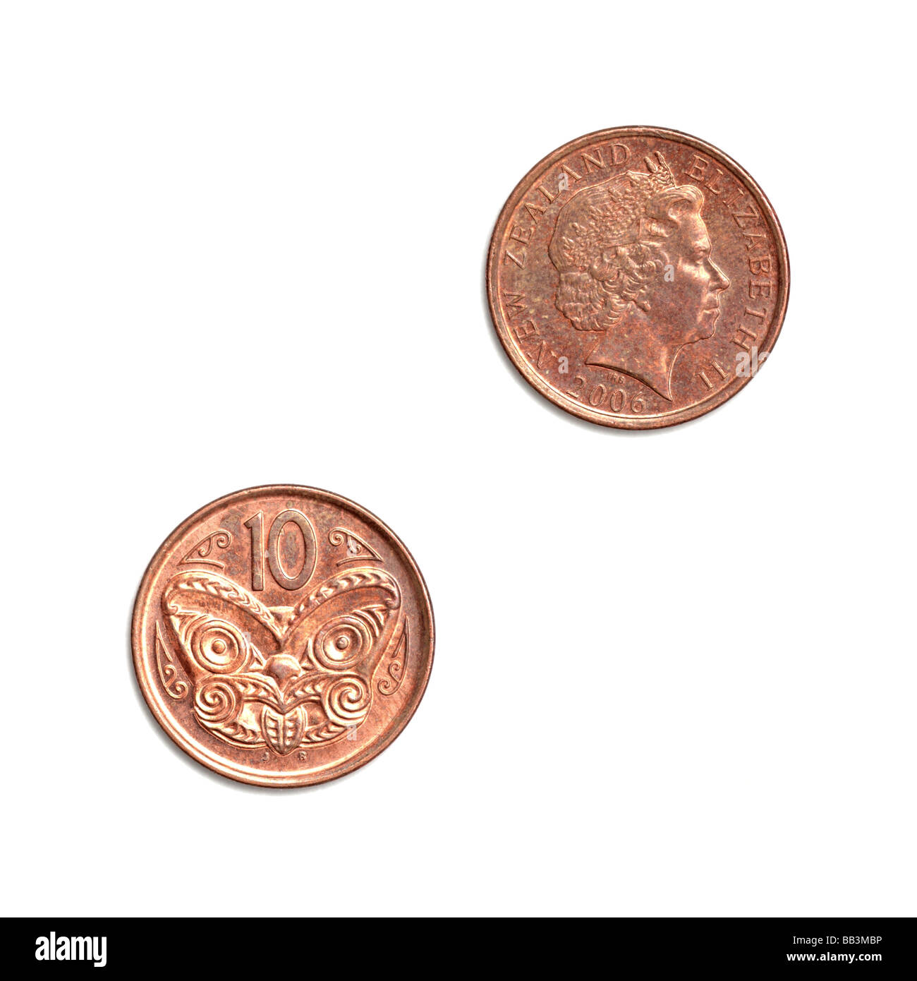 New Zealand 10 cent coin Stock Photo Alamy