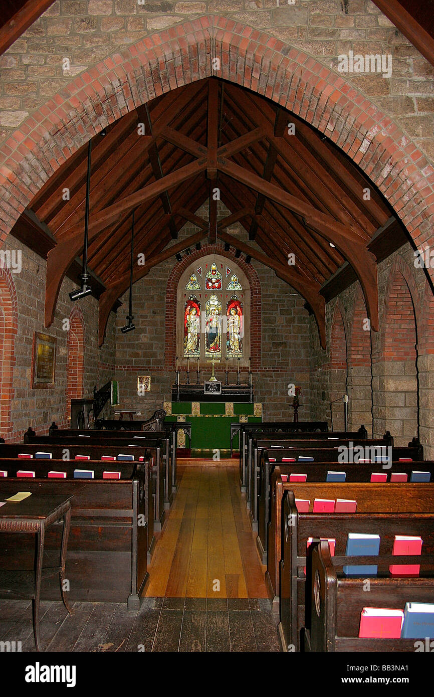 North America, USA, Maine, Bar Harbor. A chapel at St. Saviour's Parish