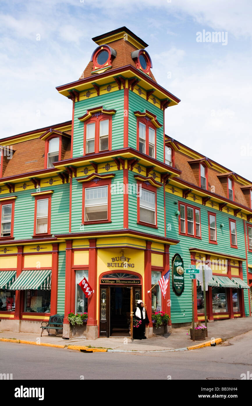 Victorian Italianate building Margaretville New York Delaware County Catskills Stock Photo Alamy