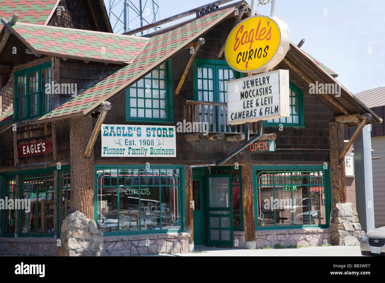 MT, West Yellowstone, Gateway to the west entrance to Yellowstone