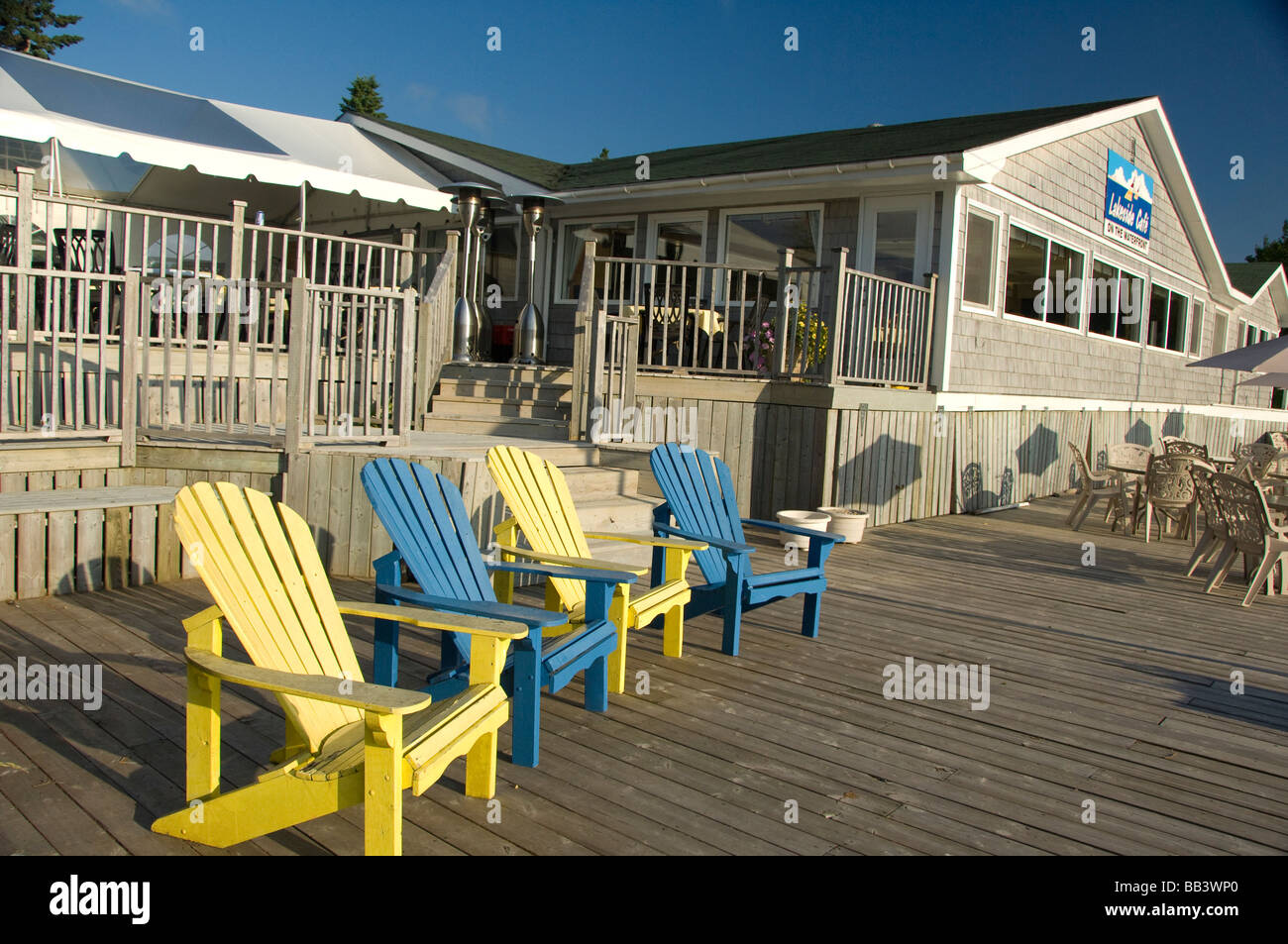 Canada, Nova Scotia, Cape Breton Island, Baddeck. Inverary Resort. Stock Photo