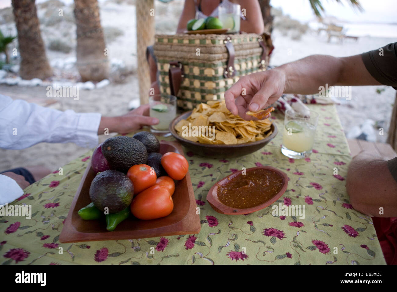 Happy Hour in Baja Mexico Stock Photo Alamy