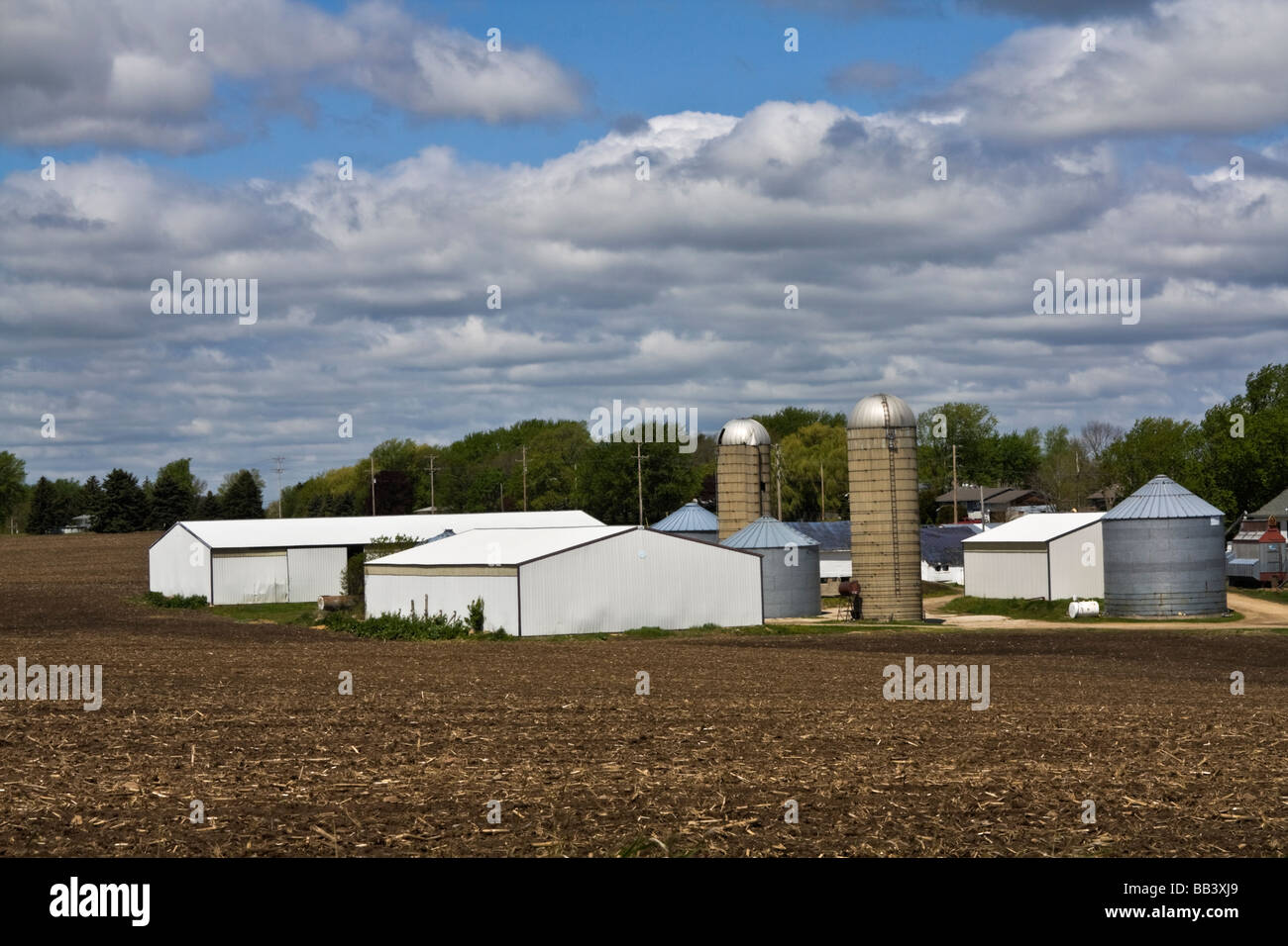Farm in Wisconsin Stock Photo - Alamy