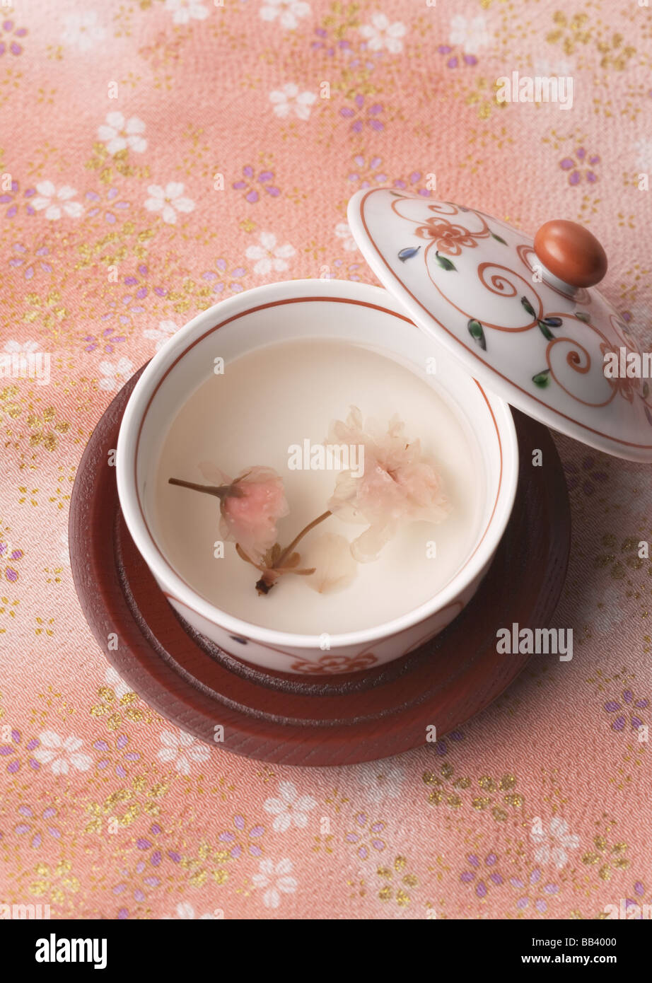 Cherry blossom tea Stock Photo Alamy
