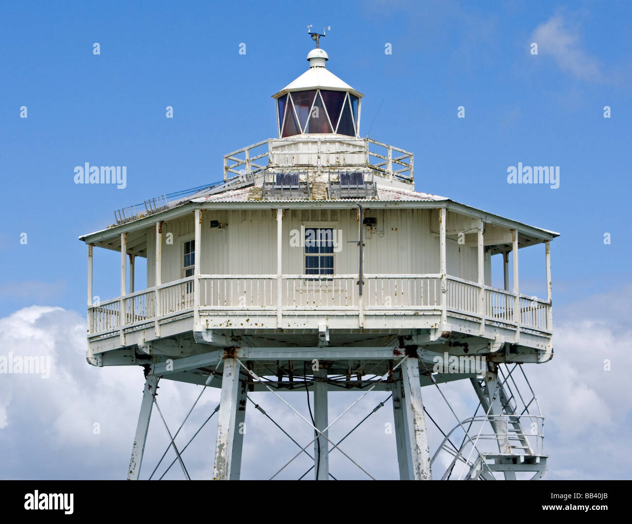 Bean Rock Lighthouse Auckland New Zealand Stock Photo - Alamy