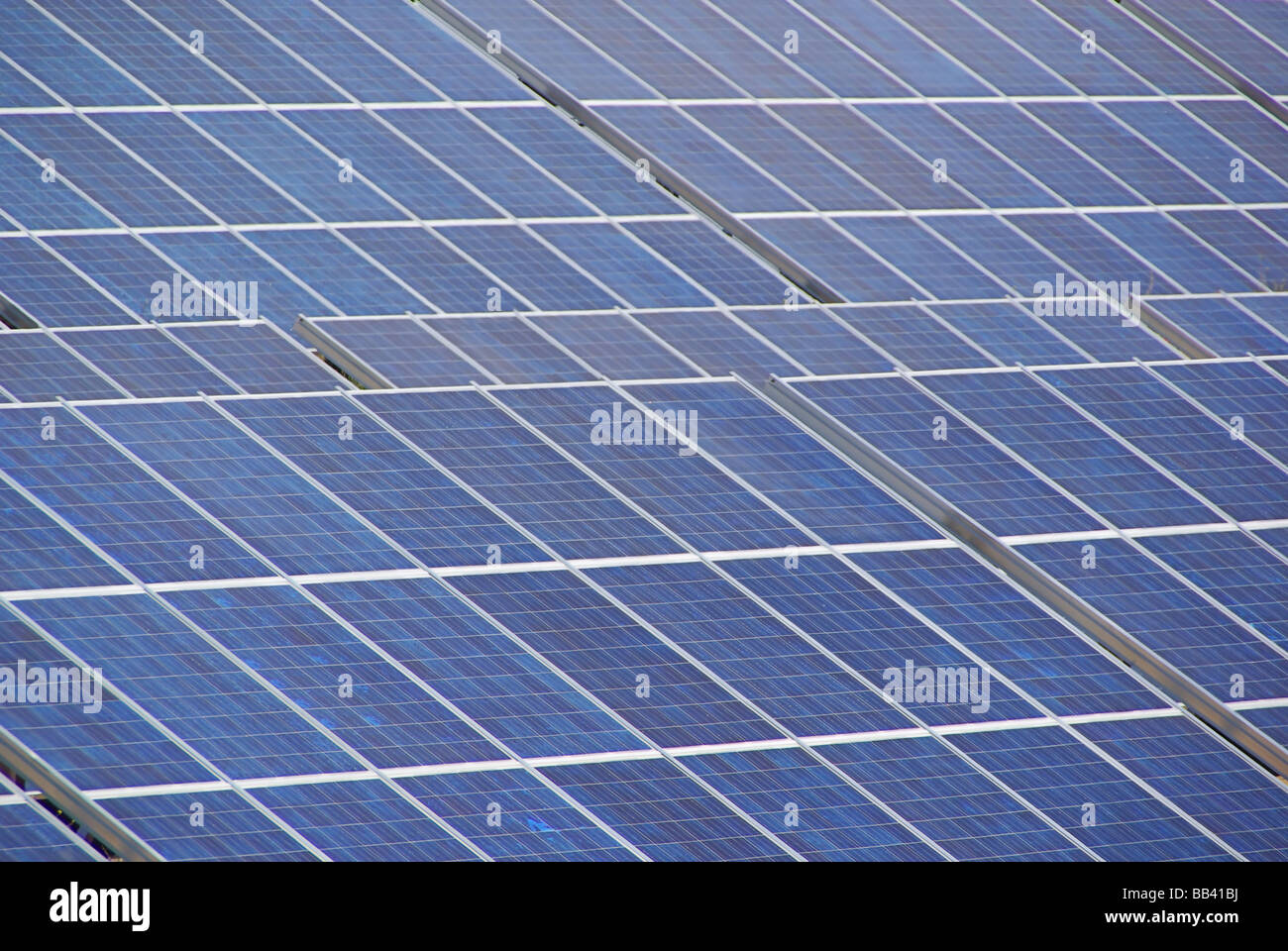 Solaranlage solar plant 40 Stock Photo