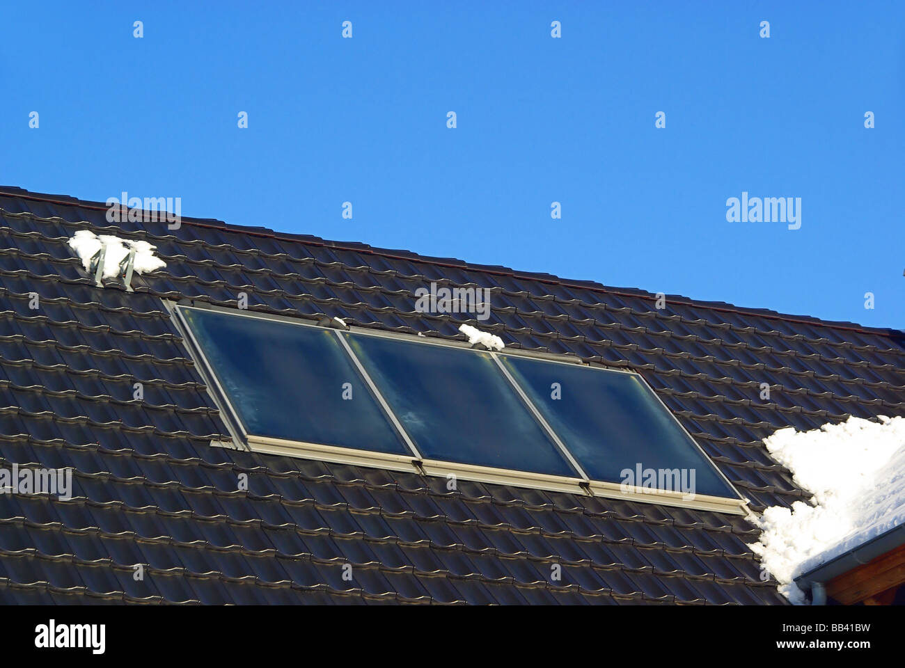 Solaranlage solar plant 45 Stock Photo