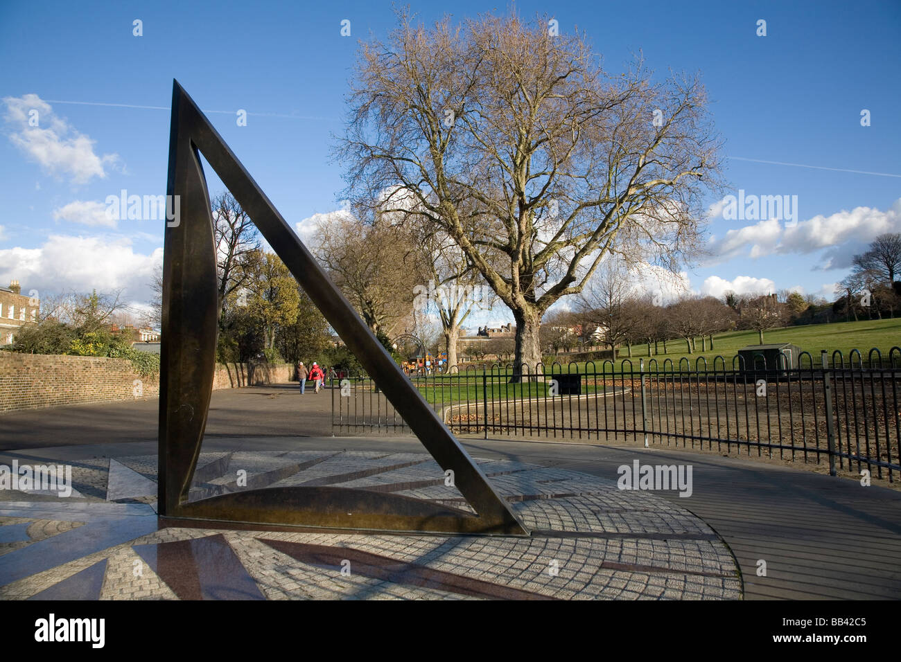 sundial in Greenwich Park London Nov 2008 Stock Photo Alamy