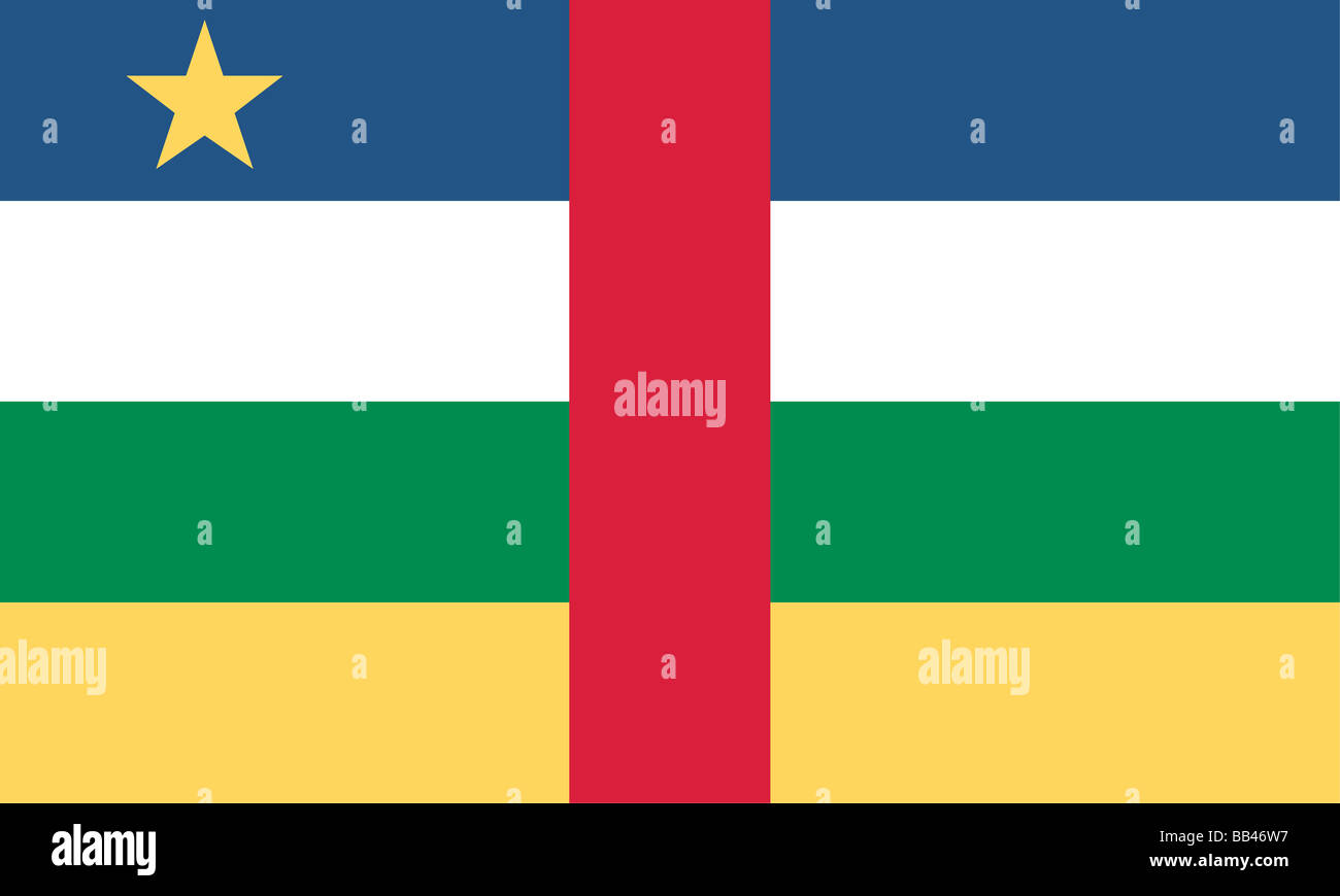 flag of the Central African Republic Stock Photo - Alamy