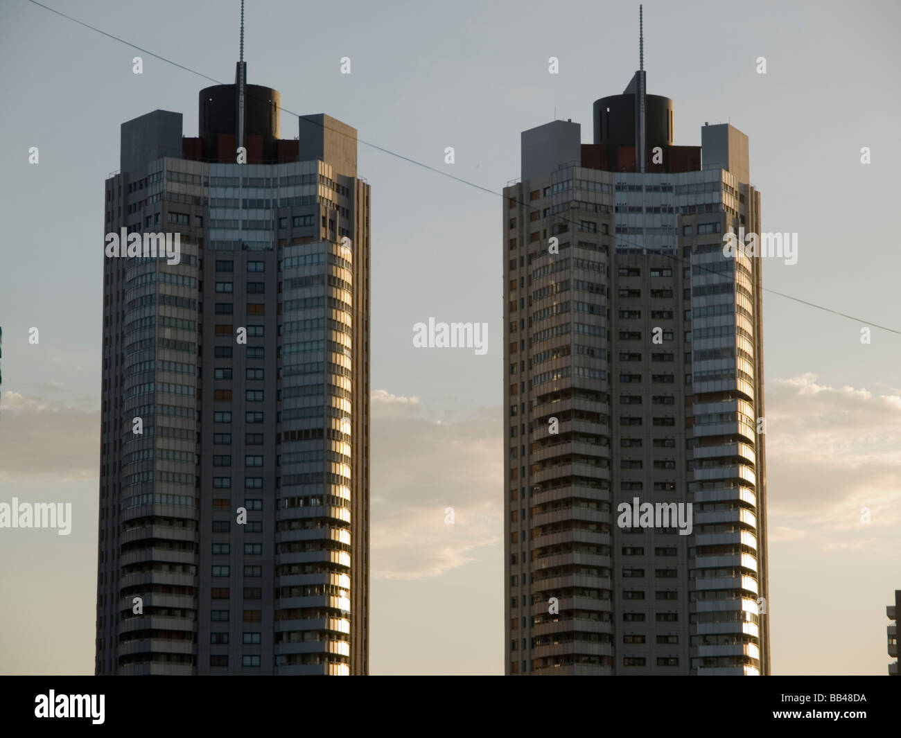 Apartment buildings in Buenos Aires, Argentina. Stock Photo