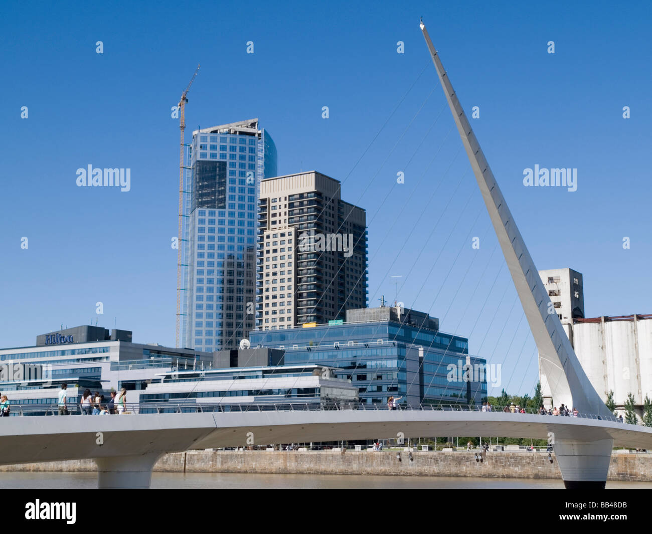 Mujer (Bridge Of The Woman) in Buenos Aires, Argentina. Stock Photo