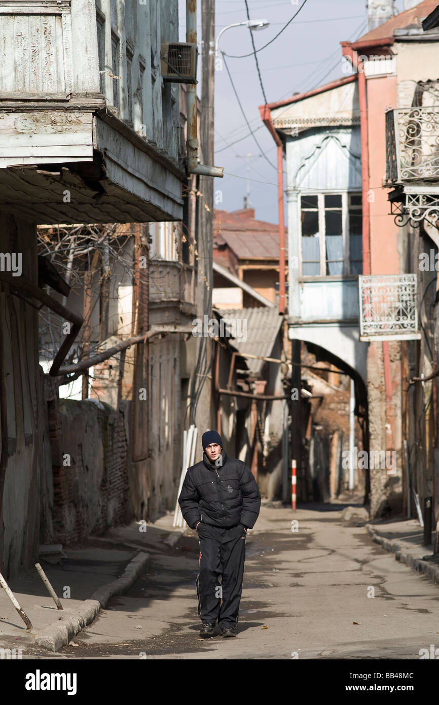 Street Life In Old Tbilisi Georgia Stock Photo Alamy