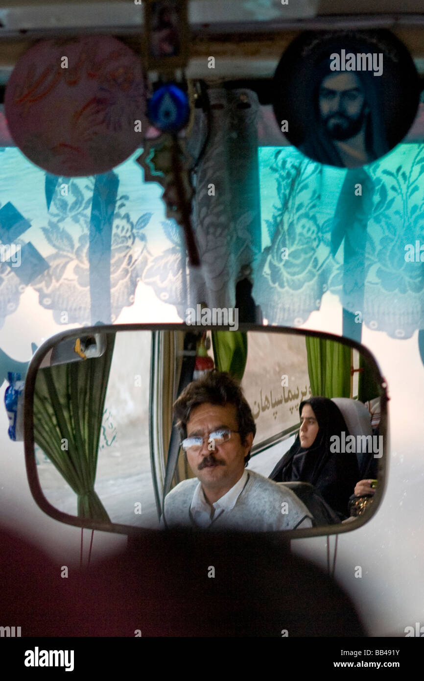 Rear view mirror bus hi-res stock photography and images - Alamy