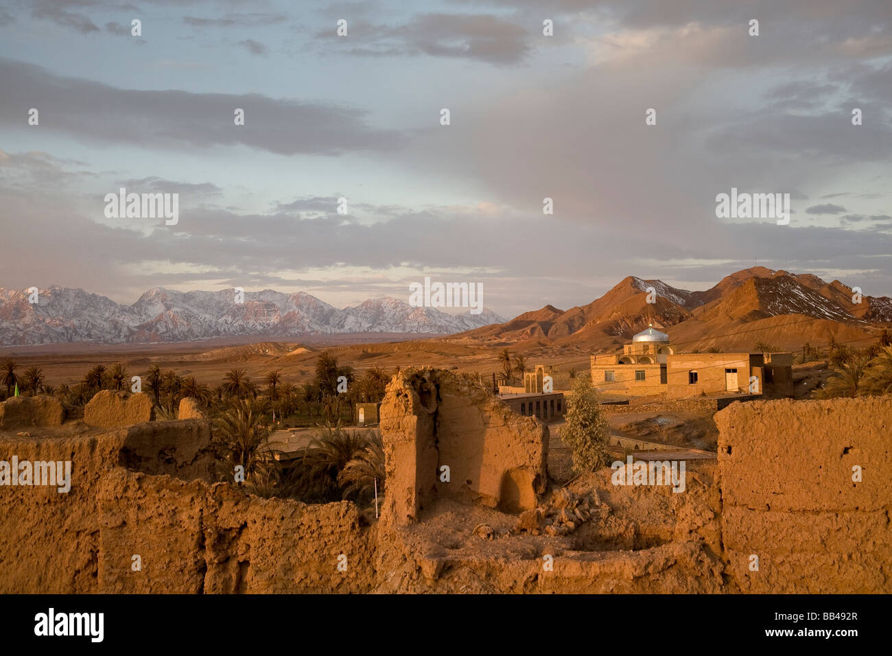 Desert oasis in Garmeh, Iran Stock Photo Alamy