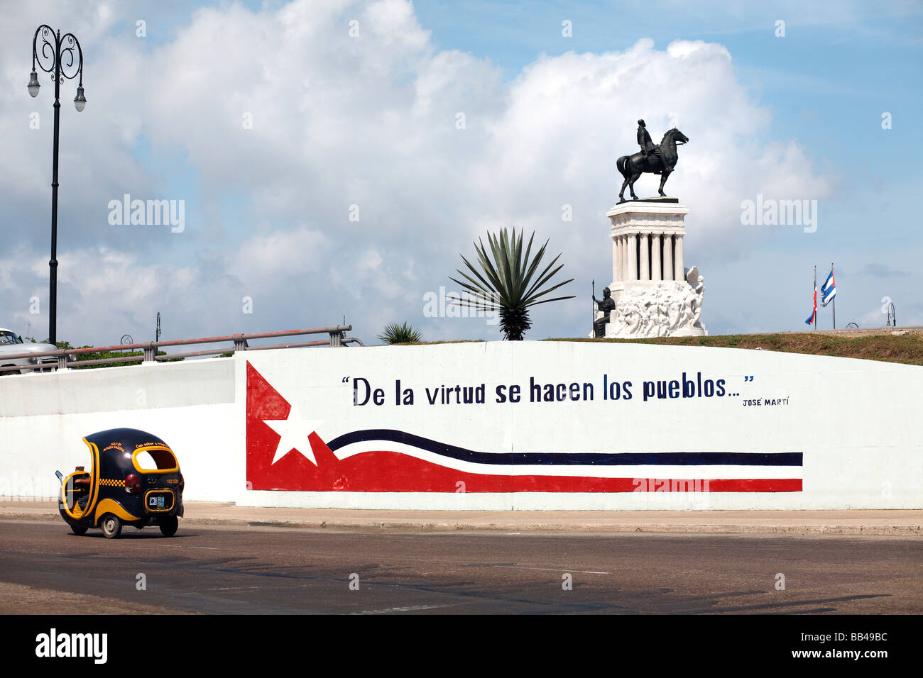 Propaganda in Havana, Cuba Stock Photo