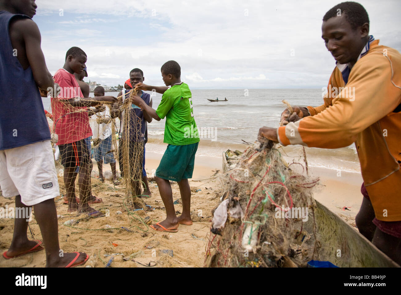Life in the Monrovian fishing community of West Point in Liberia