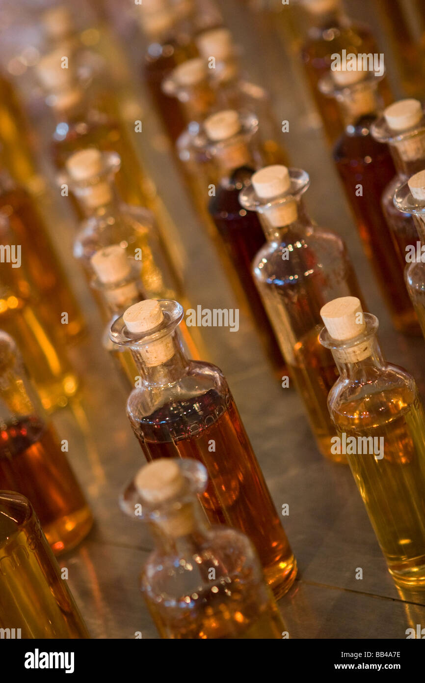 Brandy Sample Bottles Hennessy Factory Cognac France Stock Photo Alamy